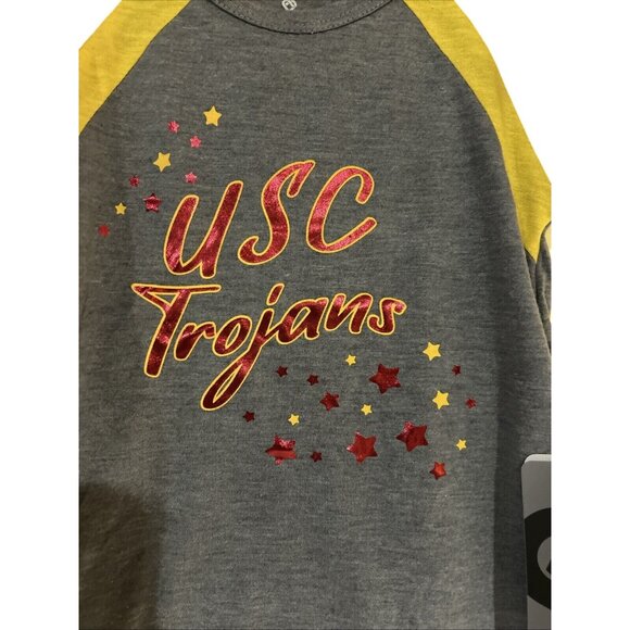 New USC Trojans Toddler Girls 3T Chloe Tee Shirt Colosseum - Picture 2 of 5
